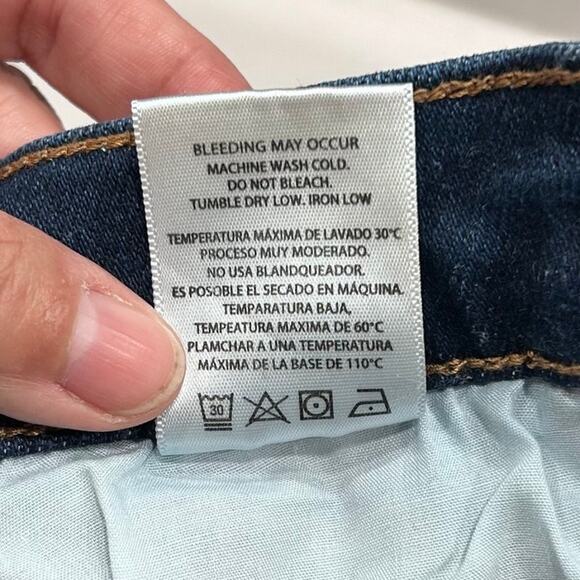 Hidden Wide Leg Raw Hem Dad Jeans Women's Size 27 - Picture 10 of 10